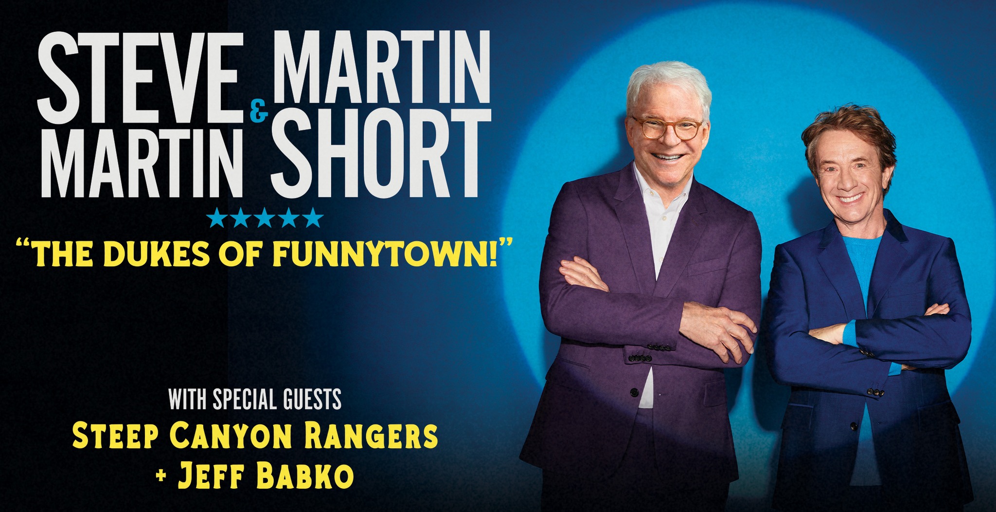 Martin Short The Dukes of Funnytown Tour Poster 2025